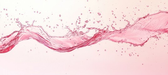 Wall Mural - Pink Water Splash