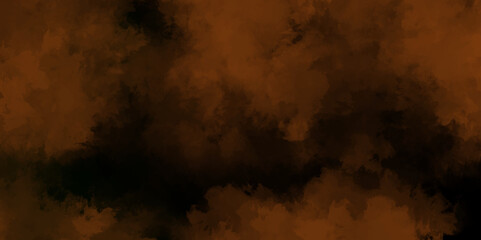 Wall Mural - Beautiful dark red Grunge watercolor spot hand painted background. Tangerine Fog orange smoke color isolated background. red and beautiful hues of yellow. powder explosion of the moon.