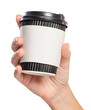 © Rawpixel.com - Woman png mockup holding a coffee cup