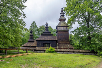 Canvas Print - Saints Cosmas and Damian church, Kotan, Poland