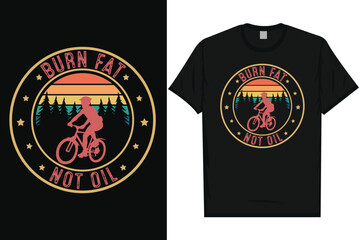 Wall Mural - Mountain bike rider adventure vintage graphics tshirt design