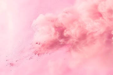 Canvas Print - pink dust background