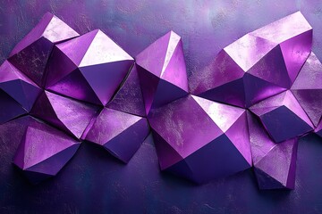 Wall Mural - A purple wall with a purple flower design