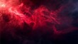 © Sweet.Duck - Abstract red smoke swirling against dark background.