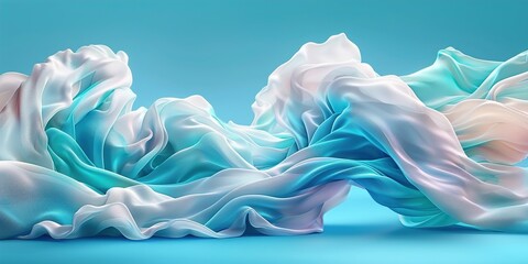 Poster - abstract blue background