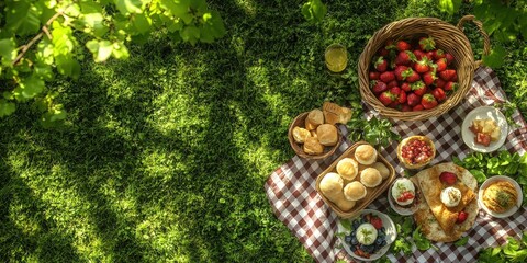 Wall Mural - Summer Picnic Delight