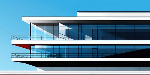 Poster - modern office building