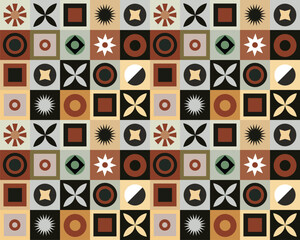 geometric pattern in coffee tones for banner poster flyer decoration print products geometric elemen