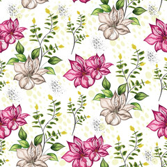 Sticker - Floral BG_110108156