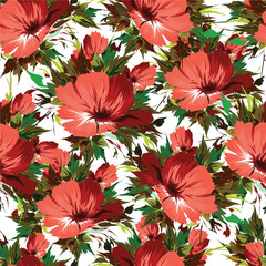 Sticker - Floral bg_110107855