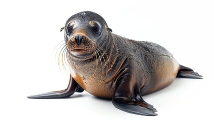 Sticker - Cute Sea Lion Pup Portrait