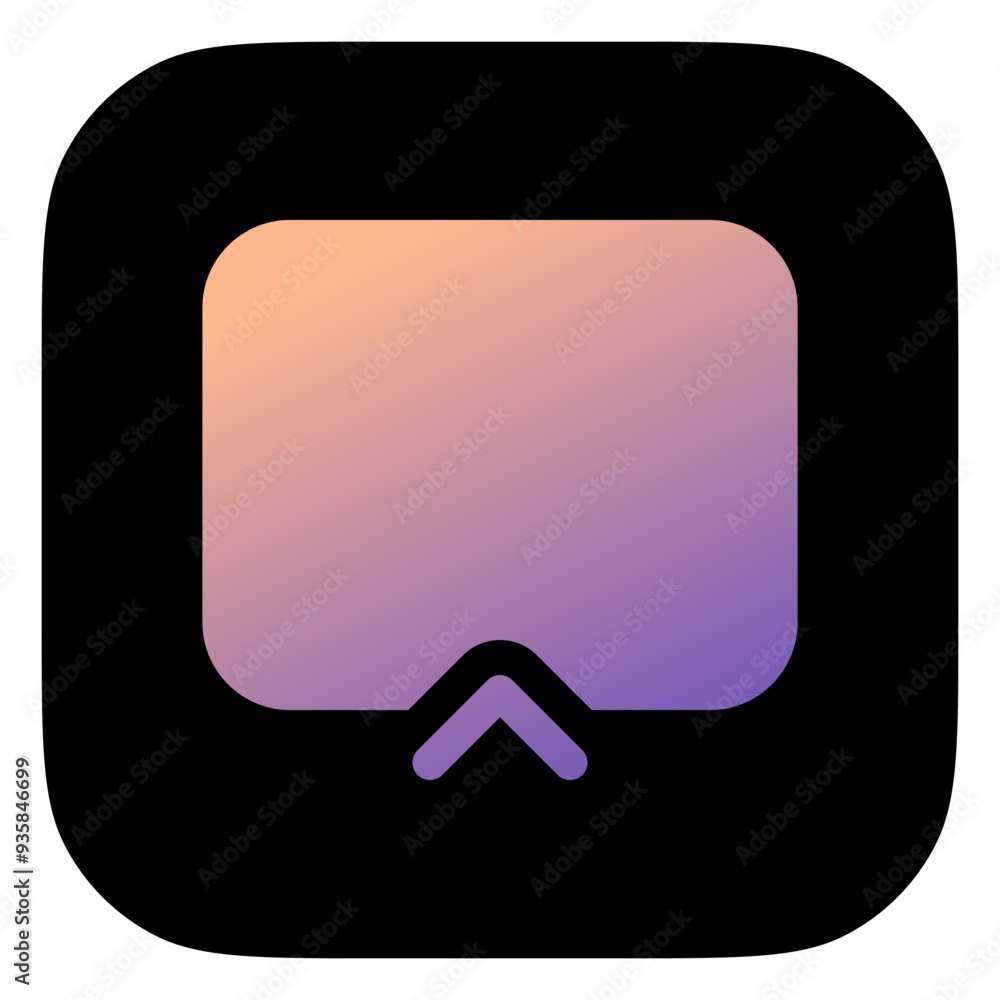 Android Casting Icon Editable vector cast screen icon. Part of a big icon set family ...