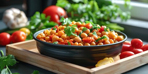 Canvas Print - beans in a bowl