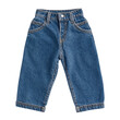 © Rona_65 - Classic denim jeans for children isolated on a white background.