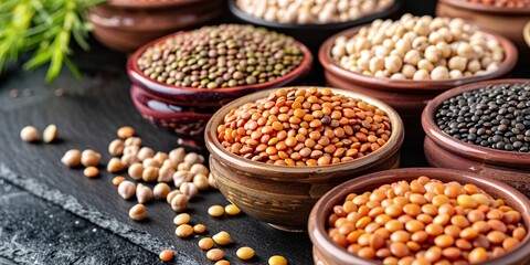 Wall Mural - beans and lentils