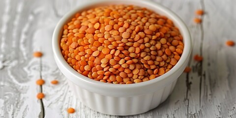 Poster - lentil in a bowl