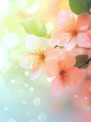 Wall Mural - green leaves background