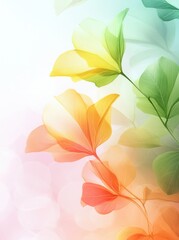 Wall Mural - green leaves background