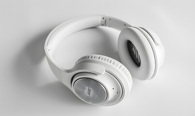 High-quality headphones on a white background. Headphone product photo beats. 