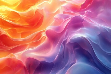 Wall Mural - Animated dynamic dimension layers background, created using AI