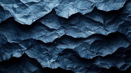 Leinwandbilder - Paper crumples with shadows and highlights. Abstract pattern created from crumpled material.