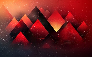 Aufkleber - The background is an abstract dark red with a texture effect overlap Layer design in a futuristic style.
