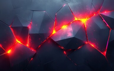 Leinwandbilder - Lights in blues and purples on a black dimension background