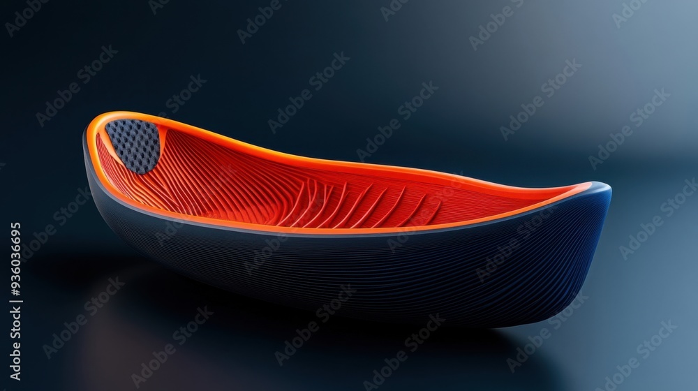 Concept boat with a hull made from composite material designed for ...