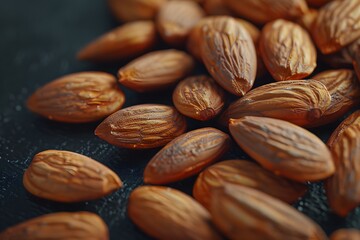 Wall Mural - Close-up of Almonds