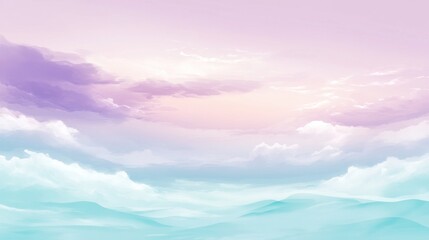 Poster - Dreamy Pastel Sunset