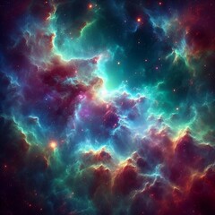  wallpapers featuring dense cosmic gas clouds within a colorful nebula