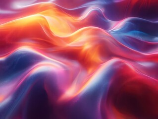 Wall Mural - mesmerizing abstract wallpaper with fluid shapes and vibrant color gradients swirling patterns of ne