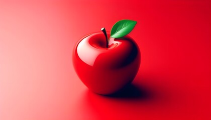 Wall Mural - red apple