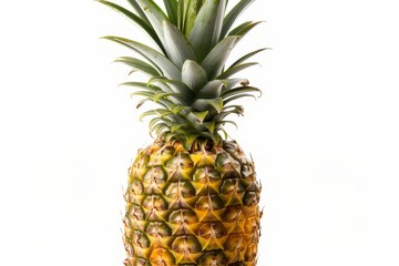 Wall Mural - pineapple isolated on white background. Close up. Studio shot.
