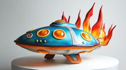 A Whimsical Spacecraft
