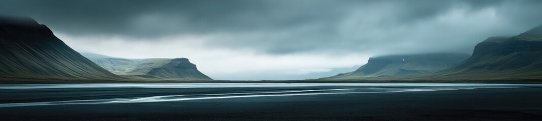 Sticker - Iceland Minimalist Landscape Photography