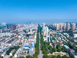 view of modern city