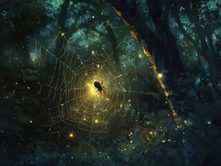 spider on web