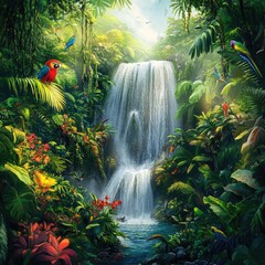 Canvas Print - Jungle Paradise
