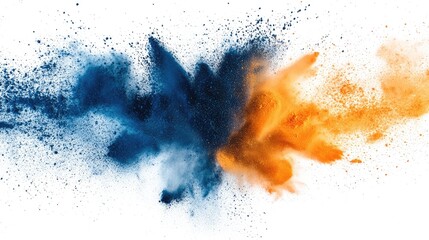 Poster - abstract background with splashes