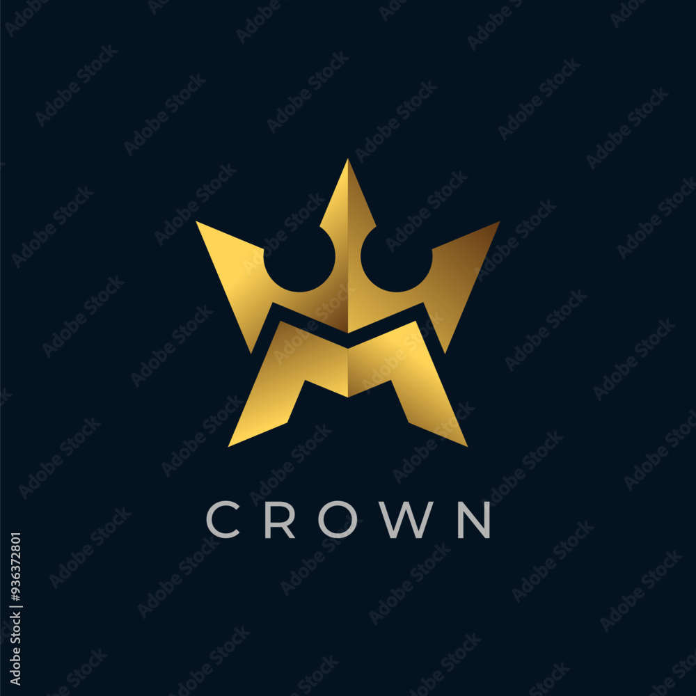 Crown Logo Design, letter M with crown combination, crown logo design ...