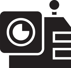 Sticker - Camera Icon Illustration