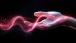 © Damen - Hand Cradling a Glowing Data Stream