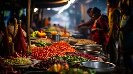 Canvas Print - a food on the counter. 