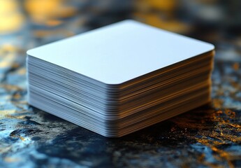 Poster - Stack of White Cards