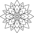 © Bappaditya Roy - Floral mandala line art coloring book for kids to boost imagination and relaxation