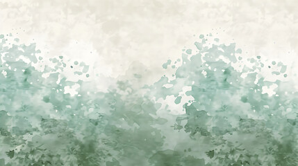 Wall Mural - Mint Serenity: Soft Green Watercolor Gradient