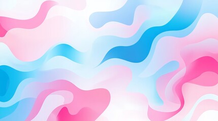 Wall Mural - Light pink and blue vector background featuring random forms with a colorful, abstract gradient. Simple style design, ideal for business use.