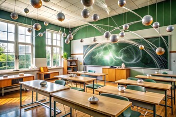 the intricate dance of subatomic particles and celestial bodies led to the discovery of chaos theory