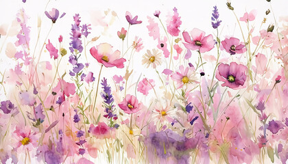 Wall Mural - flowers in the garden